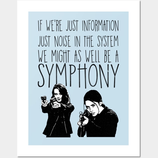 Root and Shaw - Person of interest Wall Art by samaritan100